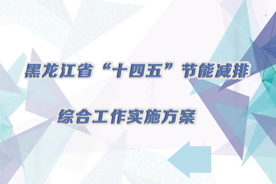 黑龙江节能减排十大重点工程